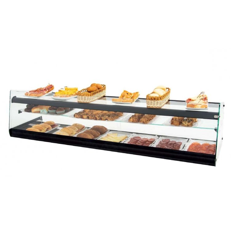 Vitrina neutra triple placa lisa dim.1456x390x376h mm línea Badajoz NEUTRA TRIPLE Vitrina neutra triple placa lisa dim.1456x390x376h mm línea Badajoz NEUTRA TRIPLE