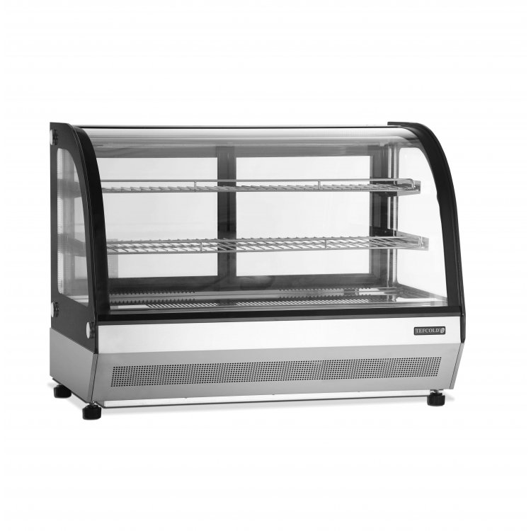 Vitrina refrigerada sobremostrador Cristal Curvo 900X560X670h mm Línea VIBORG LCT900C-P. 70kg Vitrina refrigerada sobremostrador Cristal Curvo 900X560X670h mm Línea VIBORG LCT900C-P. 70kg