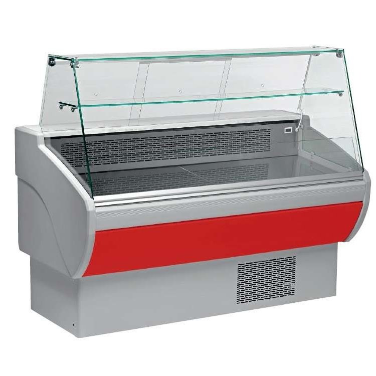Vitrina Refrigerada Expositora Fondo 800 de 1530 x800 x1260h mm AVEIRO VPL150-R color rojo Vitrina Refrigerada Expositora Fondo 800 de 1530 x800 x1260h mm AVEIRO VPL150-R color rojo