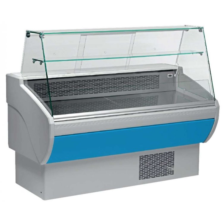 Vitrina Refrigerada Expositora Fondo 800 de 1530 x800 x1260h mm AVEIRO VPL150-A color azul Vitrina Refrigerada Expositora Fondo 800 de 1530 x800 x1260h mm AVEIRO VPL150-A color azul