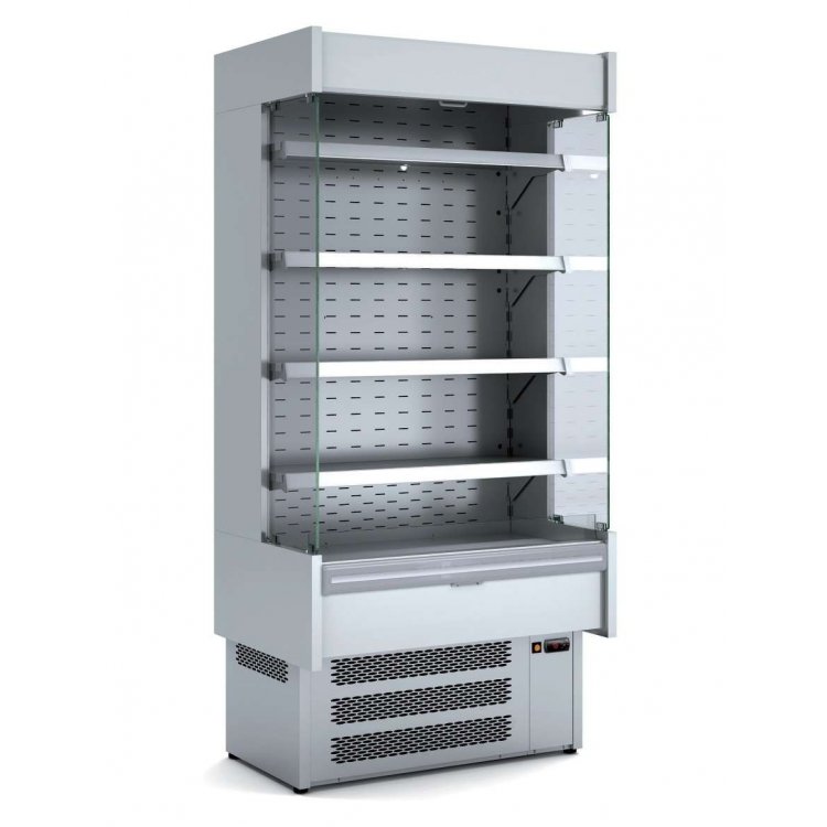 Vitrina Expositora Mural Inoxidable dim.1480x865x2025/2190h mm Línea Córdoba MI-8-150