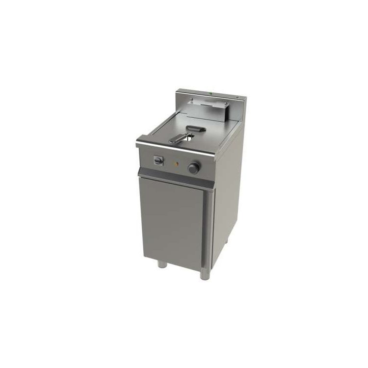 Freidora eléctrica con mueble 10 litros de 7,5 Kw Serie 550 JUNEX con medidas 400x600x850h mm FC7121TT (SUSTITUYE A FE6001/1)