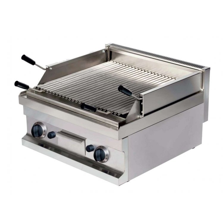 Barbacoa a gas piedra volcánica sobremesa 9,6kw 600x600x265h mm GGL606 Línea Estambul Barbacoa a gas piedra volcánica sobremesa 9,6kw 600x600x265h mm GGL606 Línea Estambul