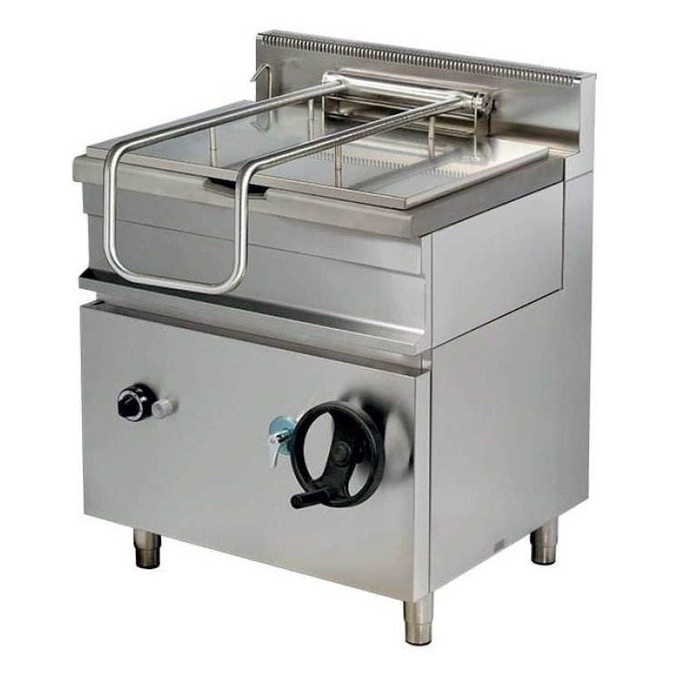 Sartén basculante a gas 120 litros 24kw 1100x900x900h mm GP932 Línea Estambul