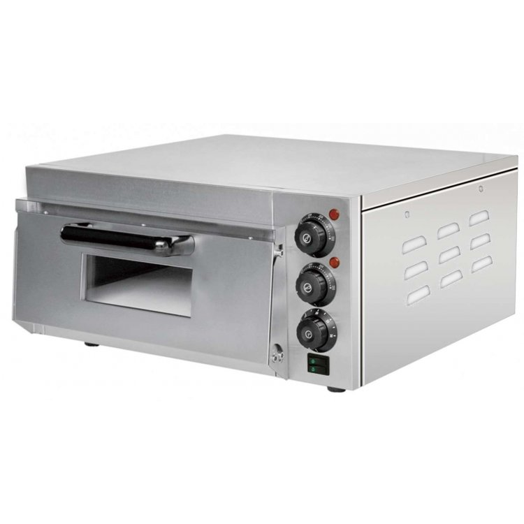 Horno Eléctrico de Pizza Compacto de 560 x570 x280h mm para 1 Pizza 38 cm PEK20 Línea Pekín