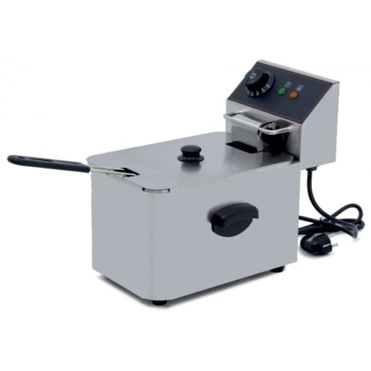 Freidora eléctrica de 4 litros 2 Kw 260x385x325h mm IEF-4L-EGO