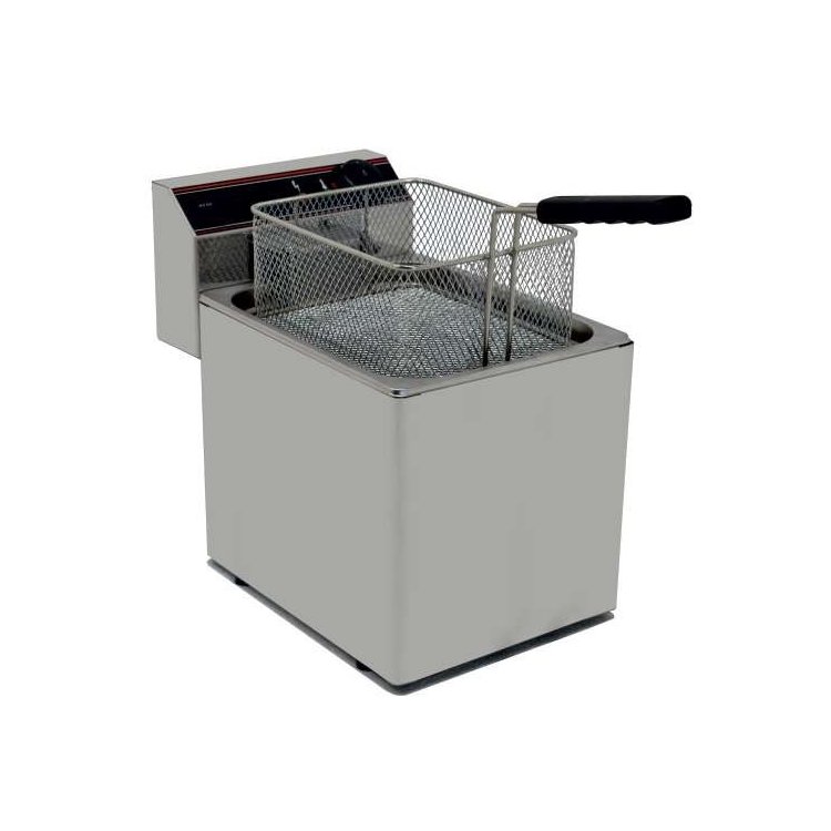 Freidora Eléctrica capacidad 10l pot.3,5 Kw sin Grifo de Vaciado línea Badajoz EVO10 Freidora Eléctrica capacidad 10l pot.3,5 Kw sin Grifo de Vaciado línea Badajoz EVO10