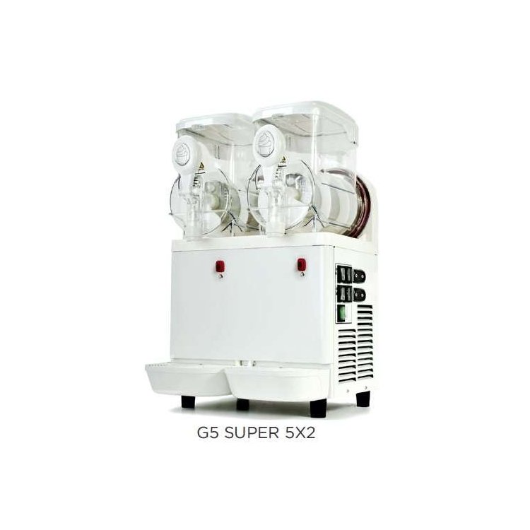 Máquina Preparadora Crema Fría 5 + 5 litros CARPIGIANI de 400 x400 x680h mm VALENCIA G5 SUPER 5X2 Máquina Preparadora Crema Fría 5 + 5 litros CARPIGIANI de 400 x400 x680h mm VALENCIA G5 SUPER 5X2
