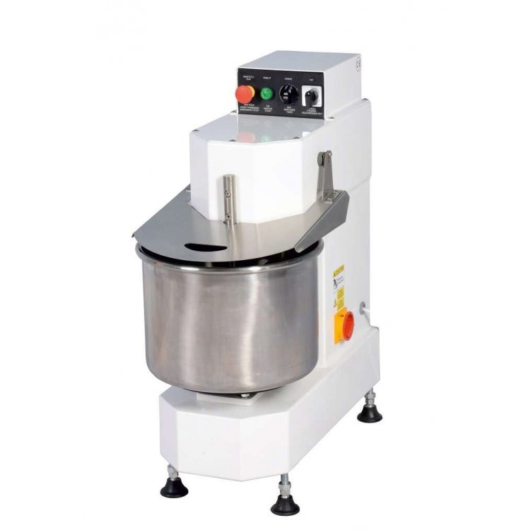 Amasadora Espiral 25 litros con Variador de Velocidad 220V Monofásica Línea Estambul ISM25-VE