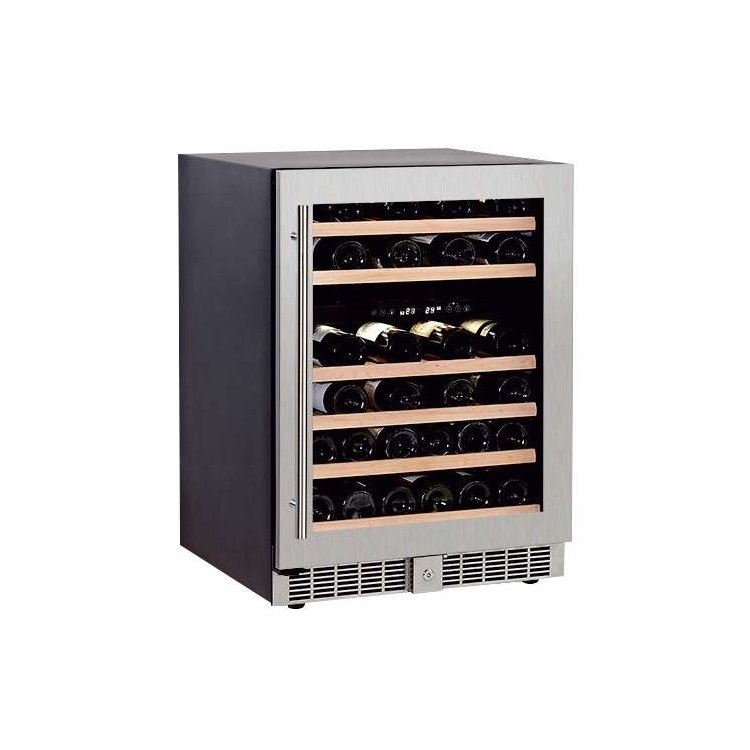 Armario Cava de Vino 2 temperaturas 50 botellas 595x580x870h mm PEKIN W-50