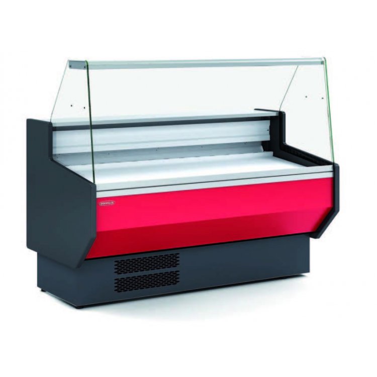 Vitrina Refrigerada Cristal Recto Fondo 800 dim.1055x800x1235h mm Línea Córdoba VED-8-10-R Vitrina Refrigerada Cristal Recto Fondo 800 dim.1055x800x1235h mm Línea Córdoba VED-8-10-R