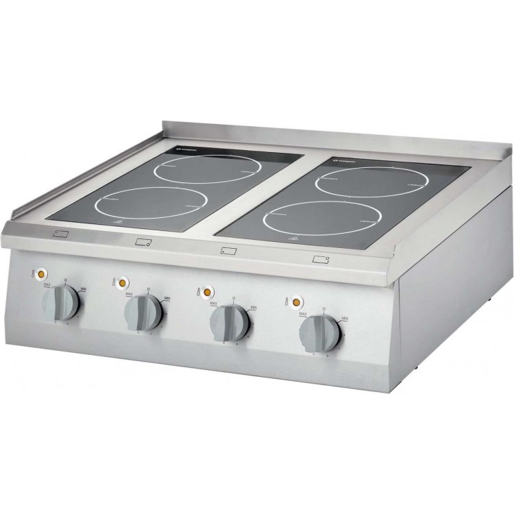 Cocina vitrocerámica sobremesa 4 zonas 800x700x850h mm 4x2,5Kw Línea Varsovia