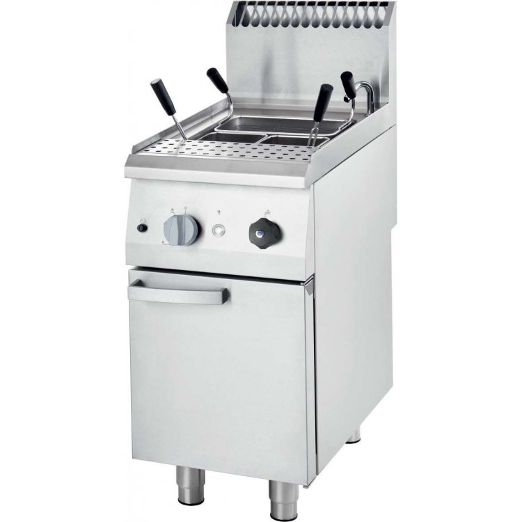 Cuecepasta a gas 400x700x850h mm 25 litros 2-GN1/3 9,1 Kw Línea Varsovia Cuecepasta a gas 400x700x850h mm 25 litros 2-GN1/3 9,1 Kw Línea Varsovia
