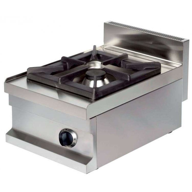 Cocina a gas sobremesa 1 fuego 6kw 400x600x265h mm GS604 Línea Estambul