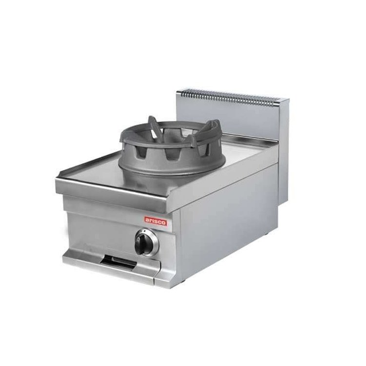 Cocina Wok a gas sobremesa 1 fuego 16 kw 400x700x290h mm WR711S Línea Estambul