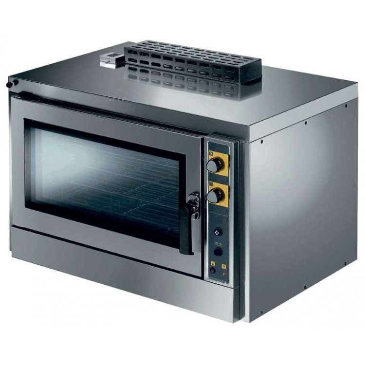 Horno de gas convección con HUMIDIFICACIÓN 5 bandejas GN1/1 KF1001GIXAL Línea Padova