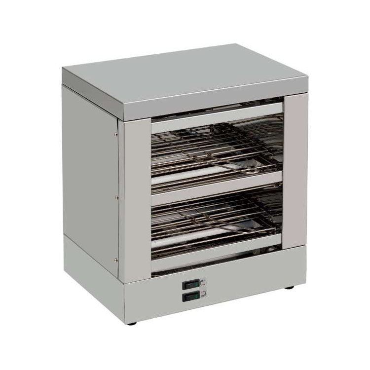 Tostador 2 pisos Slim Line  resistencias de cuarzo sin temporizador 1800W TE2