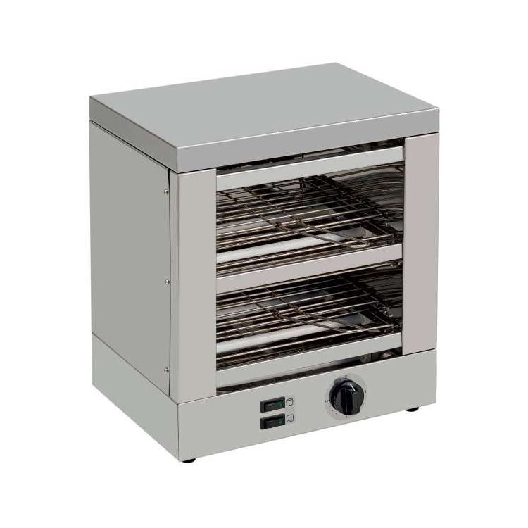 Tostador 2 pisos Slim Line  resistencias de cuarzo con temporizador 1800W TE2T