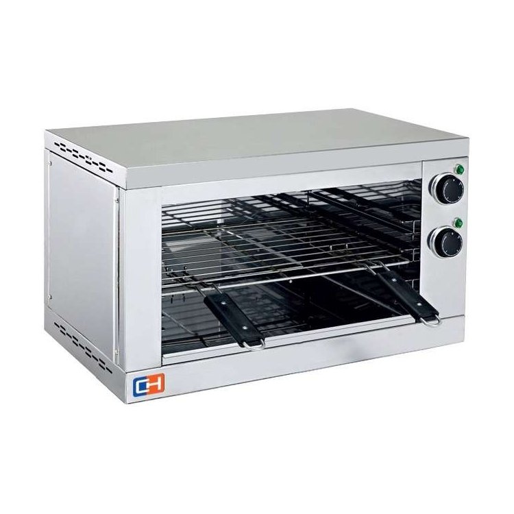 Salamandra Eléctrica Resistencia Superior 2200W 600x300x360h mm con temporizador S4530T