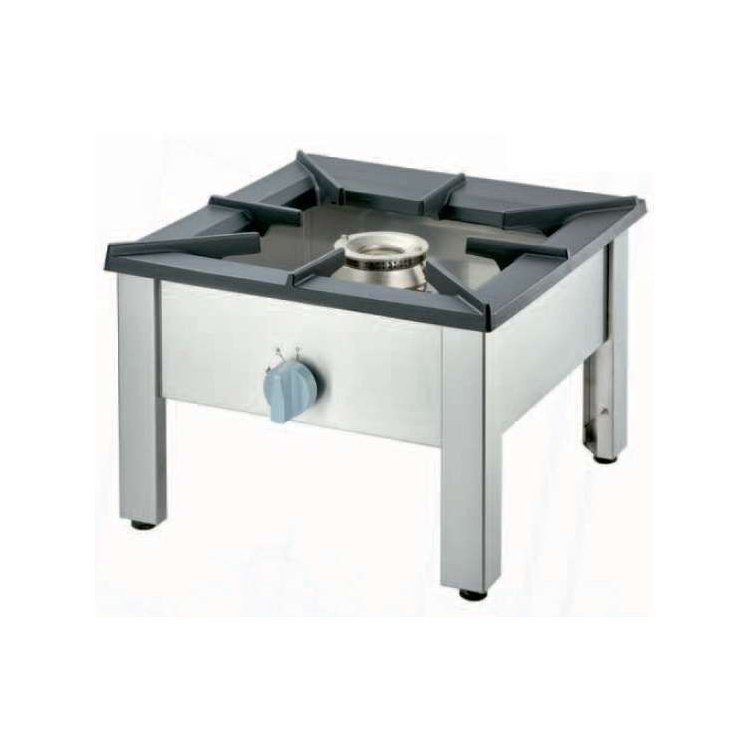 Cocina a gas auxiliar 1 fuego 565x605x380h mm 9 kW Línea Varsovia