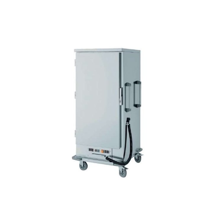 Carro Caliente 1 Puerta Bajo 17 bandejas GN2/1 de 770x850x1700h mm CC-17GN