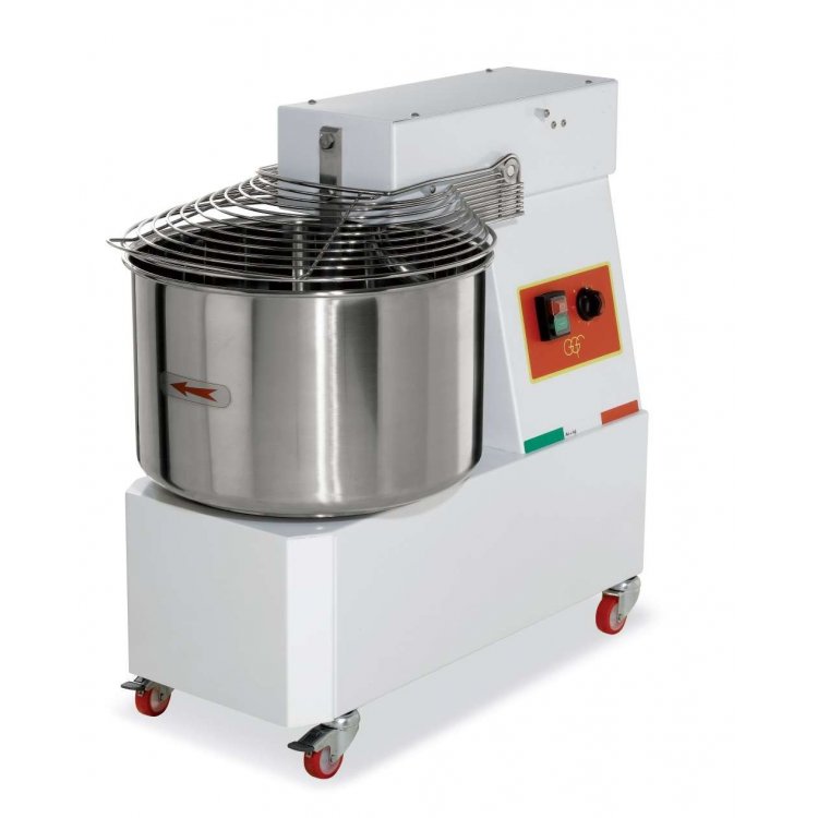Amasadora Espiral 53 litros cuba y cabezal fijo con 2 velocidades TREVISO IM53 2V (400V)