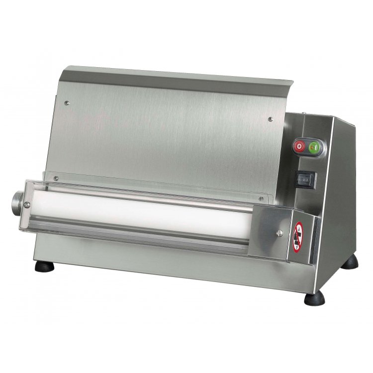 Laminadora Formadora de Pizza Semiautomática 1 rodillo de 26 a 40cm con pedal TREVISO S42MR