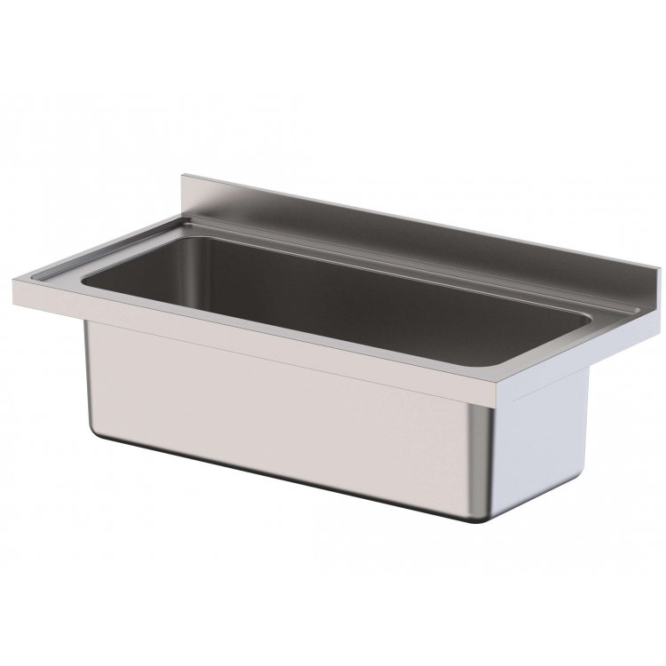 Fregadero Gran Capacidad Acero Inoxidable 2 Cubas Fondo 700 Sin Mueble 1800x700x400h mm IS1718C2HC00