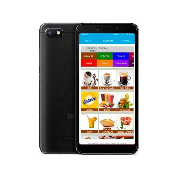 Smartphone táctil con sistema Android, 16Gb almacenaje y 2Gb memoria interna