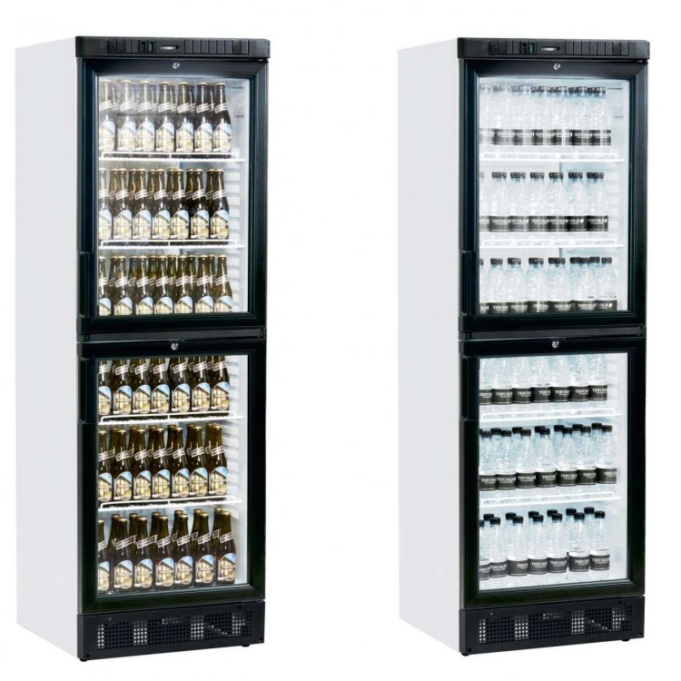 Armario Refrigerado 2 medias puertas de cristal 595x640x1840h mm Línea VIBORG SCU2375 Armario Refrigerado 2 medias puertas de cristal 595x640x1840h mm Línea VIBORG SCU2375