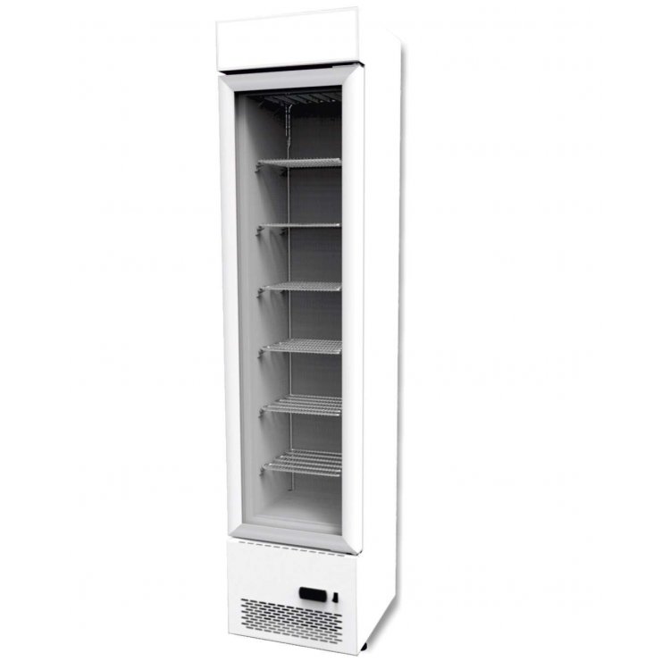 Expositor Refrigerado Congelados Estático Tipo Slim 110 Litros 400 x 480 x 1870h mm SF110 Línea Córdoba Expositor Refrigerado Congelados Estático Tipo Slim 110 Litros 400 x 480 x 1870h mm SF110 Línea Córdoba