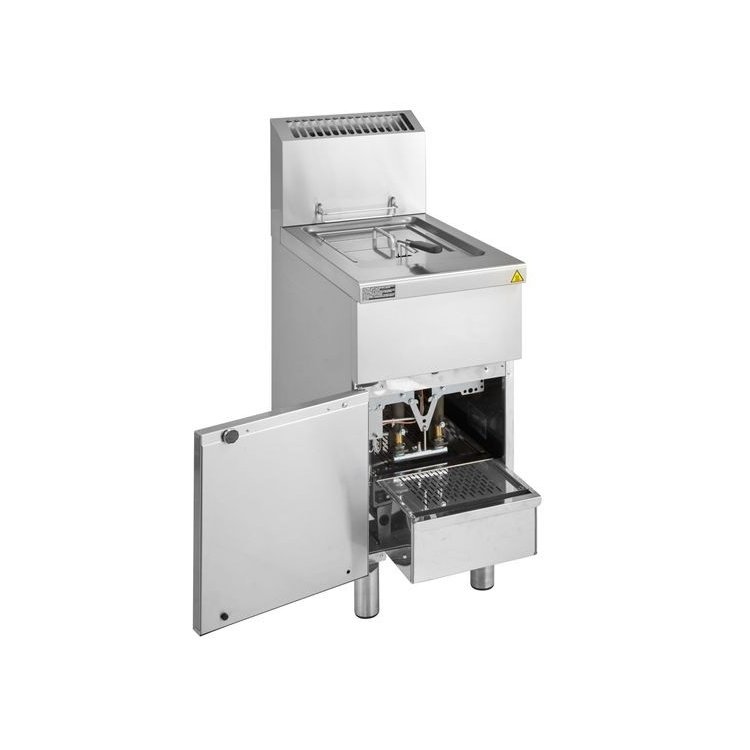 Freidora a Gas 1 cuba de 14 Litros Potencia 13kW ELFRG74A START LINE Freidora a Gas 1 cuba de 14 Litros Potencia 13kW ELFRG74A START LINE
