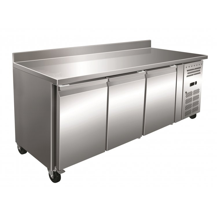 Mesa Refrigerada GN1/1 Acero Inoxidable 3 Puertas 1795x700x960h mm PEKIN GN3200TN Mesa Refrigerada GN1/1 Acero Inoxidable 3 Puertas 1795x700x960h mm PEKIN GN3200TN