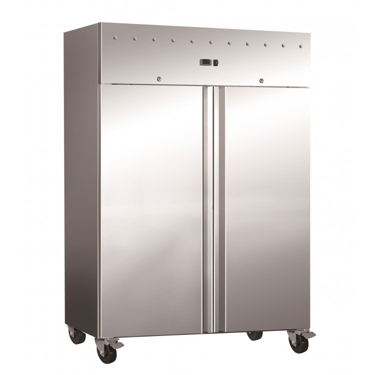 Armario Congelados GN2/1 Acero Inoxidable 2 Puertas 1200 litros 1340x810x1989h mm PEKIN GN1200BTV