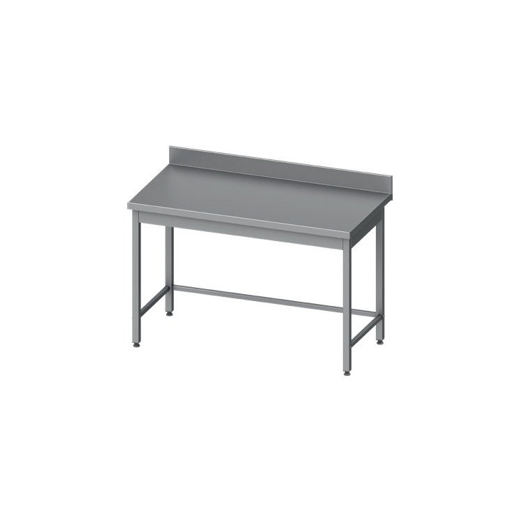 Mesa Mural acero inoxidable AISI 201 sin estante 1000x600x850 mm MM106S Línea Varsovia-24 Kg (950026100)
